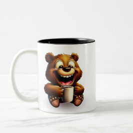 LIFE IS BETTER WITH A COFFEE Två-Tonad MUGG