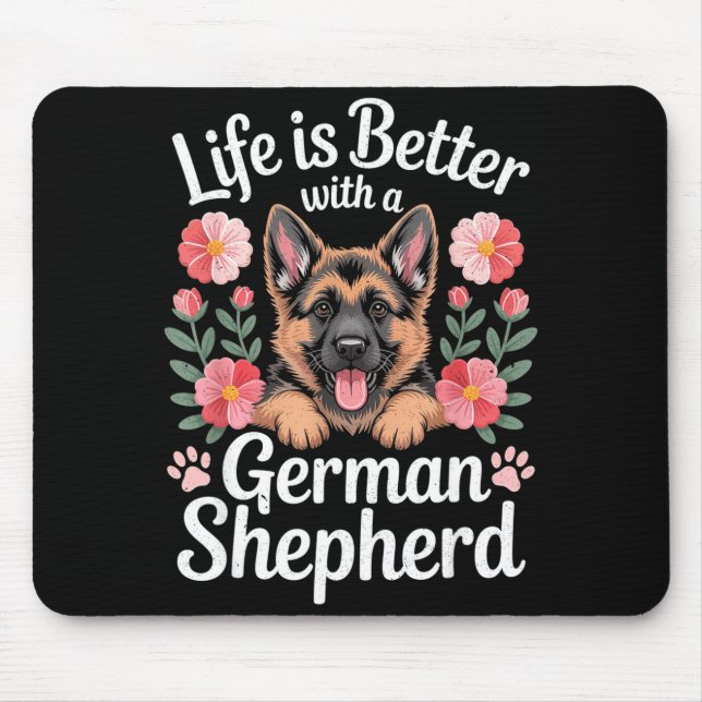 Life Is Better With A German Shepherd Dog Lover  Musmatta (Framsidan)