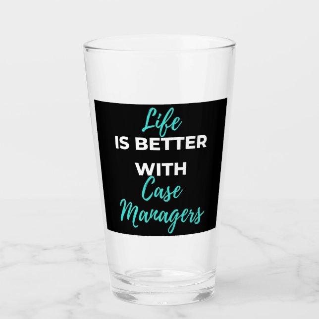 Life Is Better With Case Managers Glaskopp (Framsida)