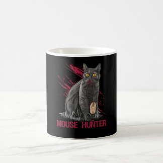 Life is better with Cats Mouse Hunter Kaffemugg