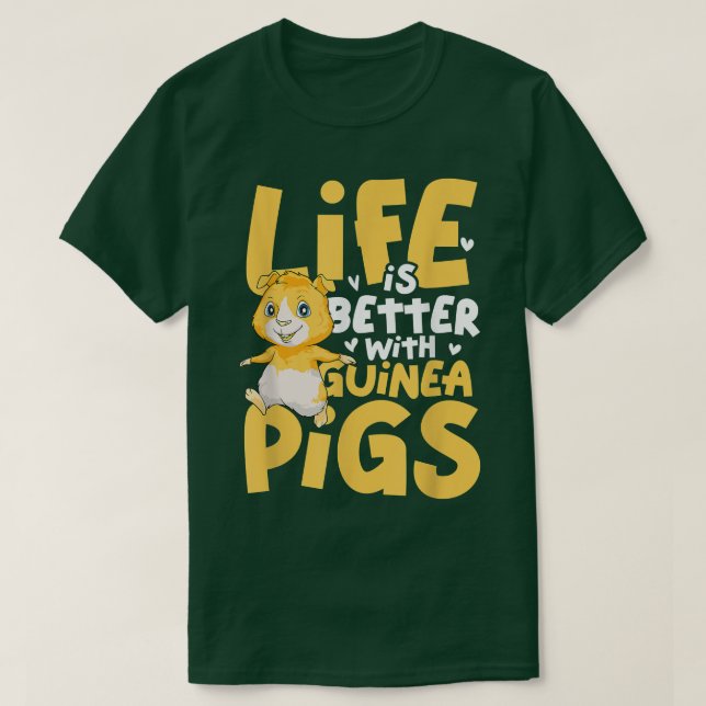 Life Is Better With Guinea Pigs3942  T Shirt (Design framsida)