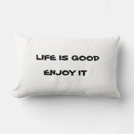 LIFE IS BRA LUMBARKUDDE