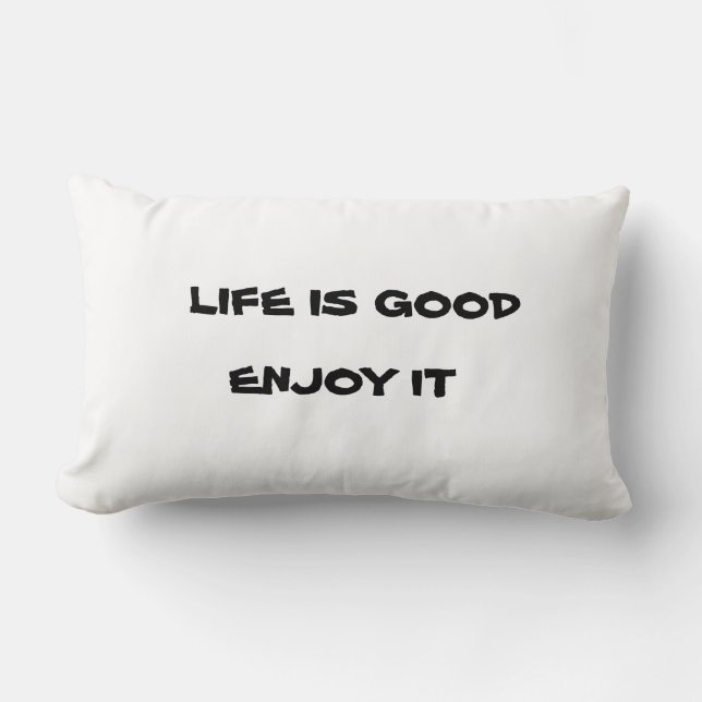 LIFE IS BRA LUMBARKUDDE (Framsida)