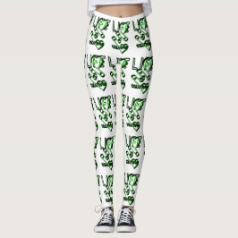 Life Is Colourful - Designerlogo Grün Leggings