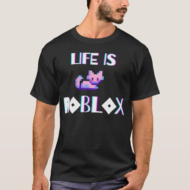 Life is GAME vintage boy T Shirt (Framsida)