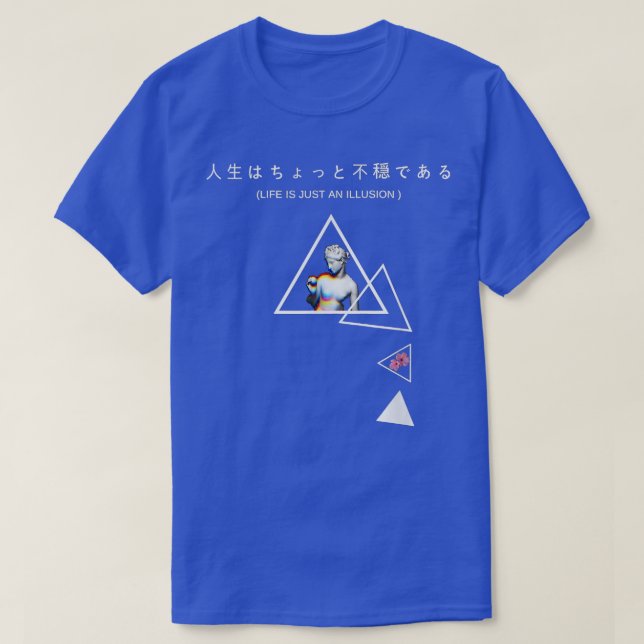 Life Is Just An Illusion Vaporwave Aesthetic  T Shirt (Design framsida)