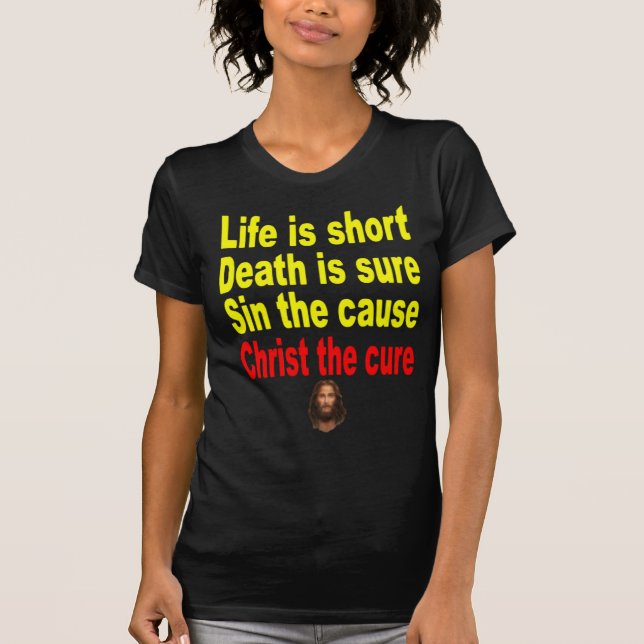 Life IS KORT Tee Shirt (Framsida)