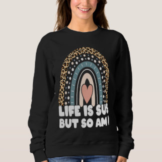 Life Is Sus But So Am I Meme Leopard T Shirt