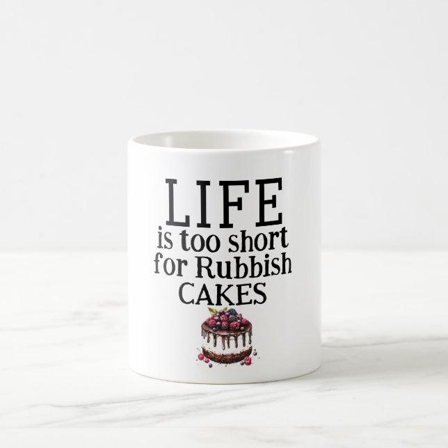 LIFE Is Too Short Coffee Mug Kaffemugg (Center)
