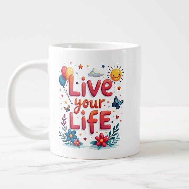 Life Jumbo Mugg (Vänster)