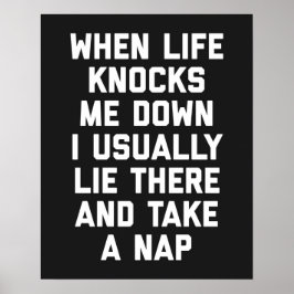 Life låser mig med en lustig citat poster