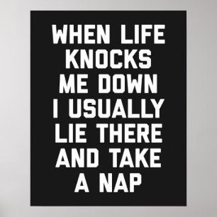 Life låser mig med en lustig citat poster