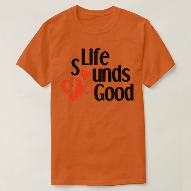 Life Ljud Bra med min Cochlear Implant T Shirt (Design framsida)