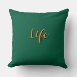 Life Logo Dk Grön     Kudde