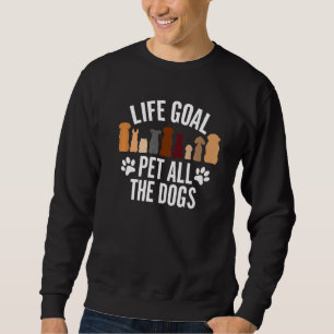 Life-mål Pet all ägare av Hund Pet Puppy Owner i H Lång Ärmad Tröja