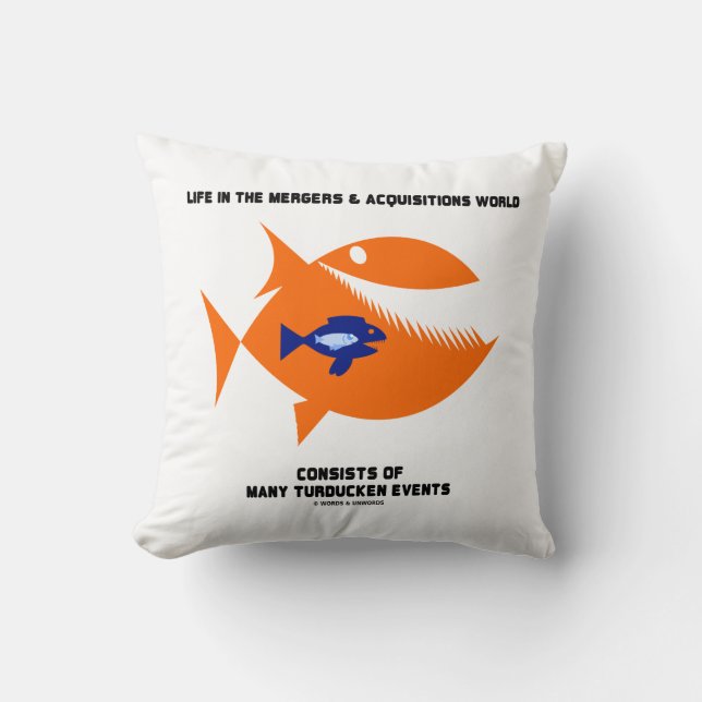 Life Mergers & Acquisitions World Turducken Fish Kudde (Framsida)