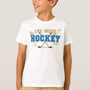Life Needs Youth Hockey Tee