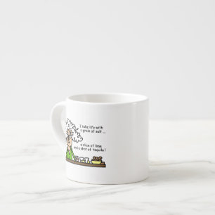 Life och Tequila Humor Espressomugg