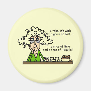 Life och Tequila Humor Magnet
