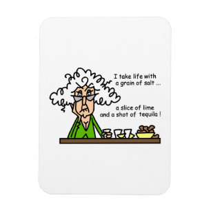 Life och Tequila Humor Magnet