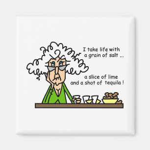 Life och Tequila Humor Magnet