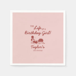 Life of a Birthday Girl Party Pappersservett