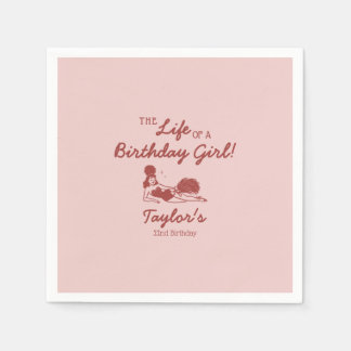 Life of a Birthday Girl Party Pappersservett