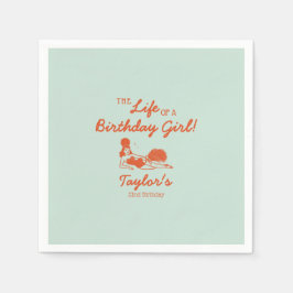 Life of a Birthday Girl Party Pappersservett
