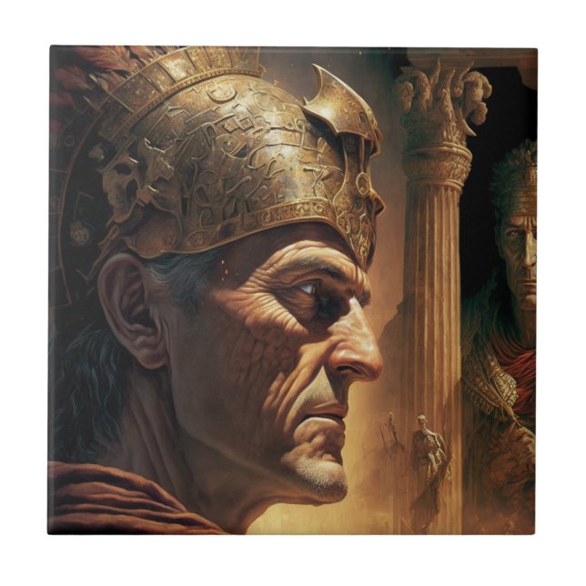 Life of Nicias and Crassus Kakelplatta (Framsidan)