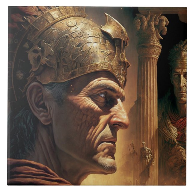 Life of Nicias and Crassus Kakelplatta (Framsidan)