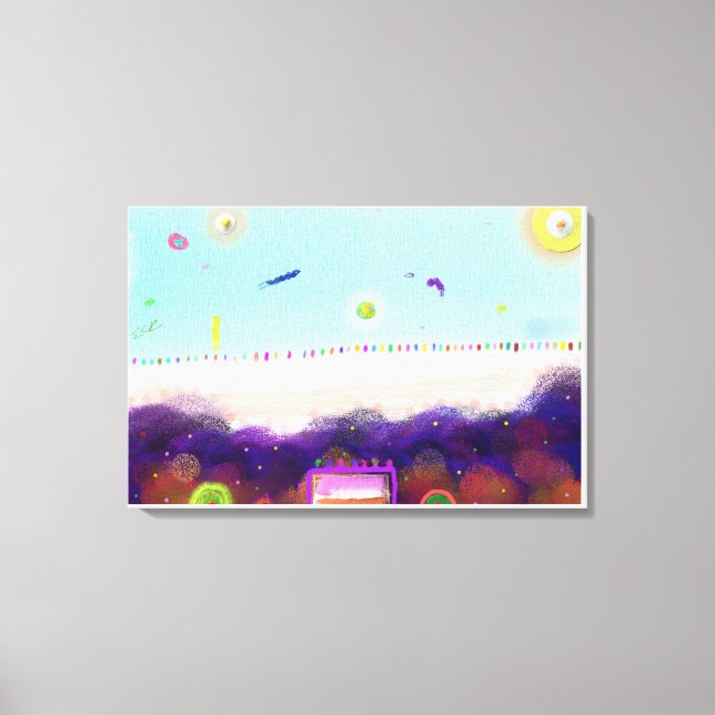 Life on Another Planet Canvastryck (Framsida)