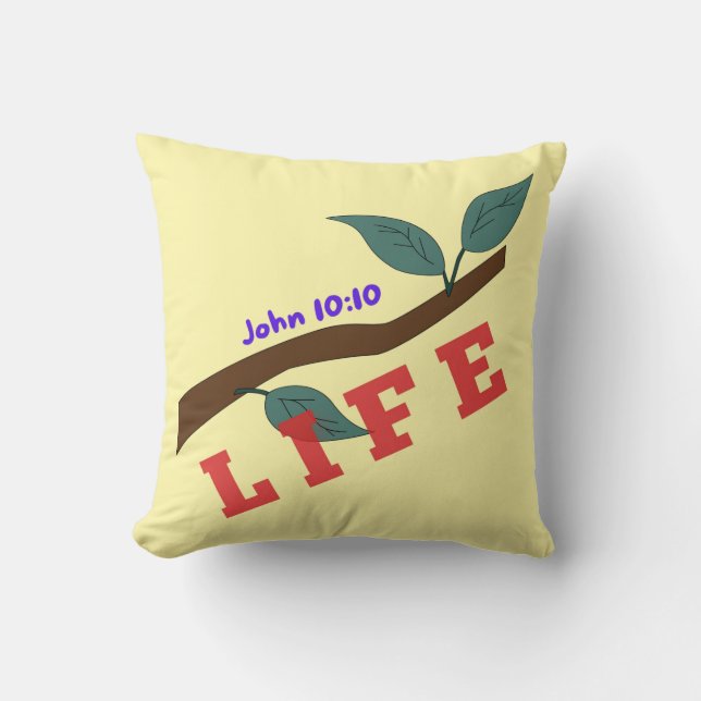 Life - Pillow Kudde (Framsida)