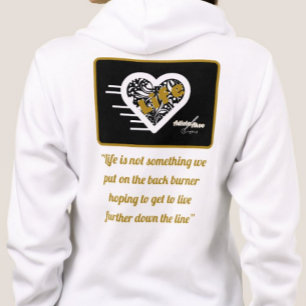 Life Quote Fullt Zip Hoodie av Poet Adiela Akoo T Shirt