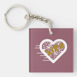 Life Quote Grape Keychain by Poet Adiela Akoo
