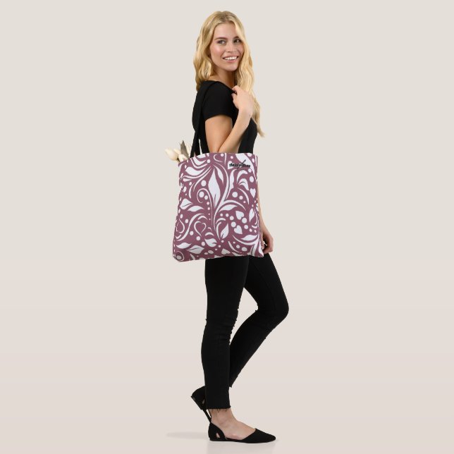 Life Quote Grape Tote av Poet Adiela Akoo Tygkasse (På modell)