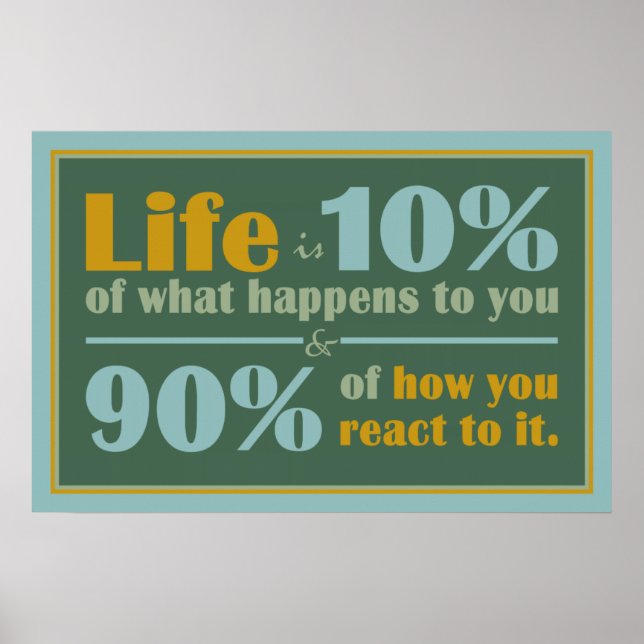 LIFE QUOTE poster (Framsidan)