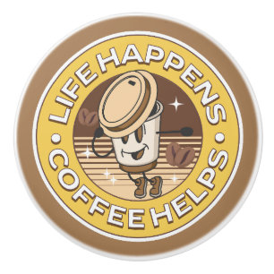 Life råkar ut för kaffehjälp knopp