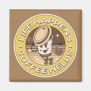 Life råkar ut för kaffehjälp magnet