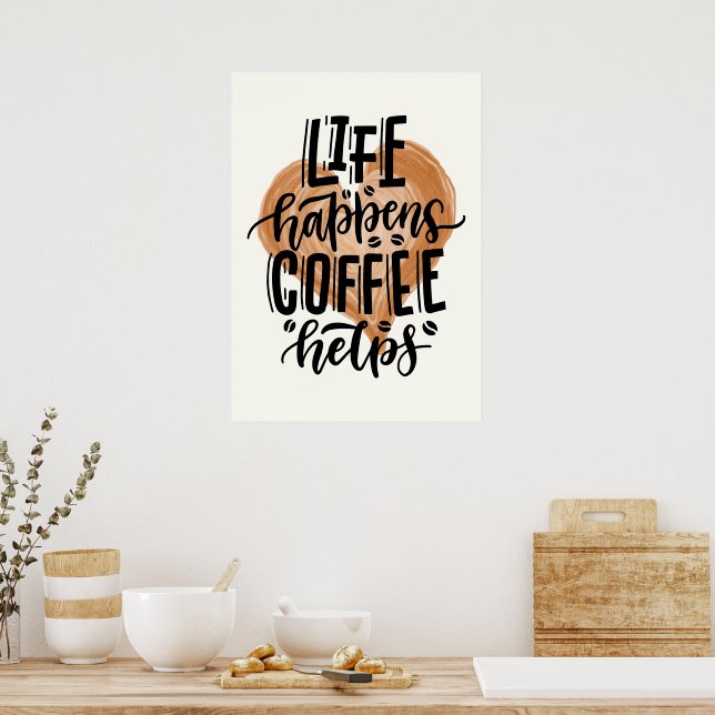 Life råkar ut för kaffehjälp poster (Kök)