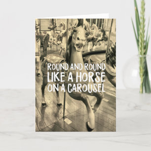 LIFE RIDE-gratulationskort Tack Kort