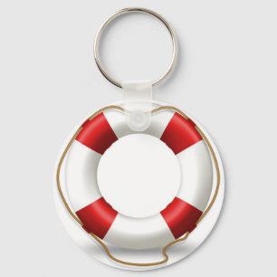 Life Ring Preserver Nyckelring