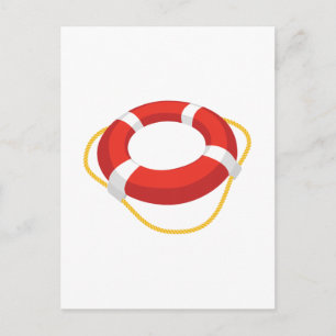 Life Ring Vykort