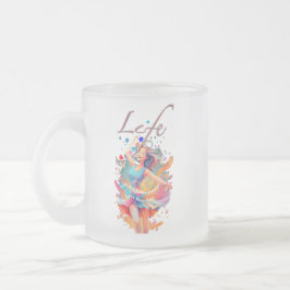 Life,roller coaster, Let's have fun! Frostad Glasmugg