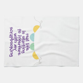 Life & Scrapbooking Tea Towel Kitchen Towel Towel Kökshandduk