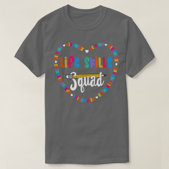 Life Skills Squad, Team Be Kind School Life Skills T Shirt (Design framsida)