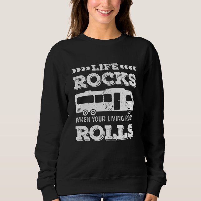 Life Sten - Funny RV Motorhome Gift T Shirt (Framsida)