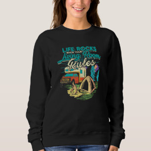 Life sten när ditt vardagsrum regler - Glamping T Shirt