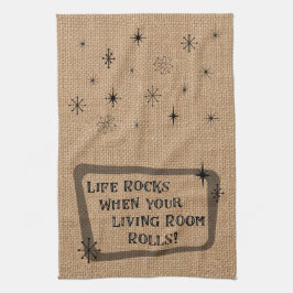 Life Sten när ditt vardagsrum, RV-Roligt Kökshandduk