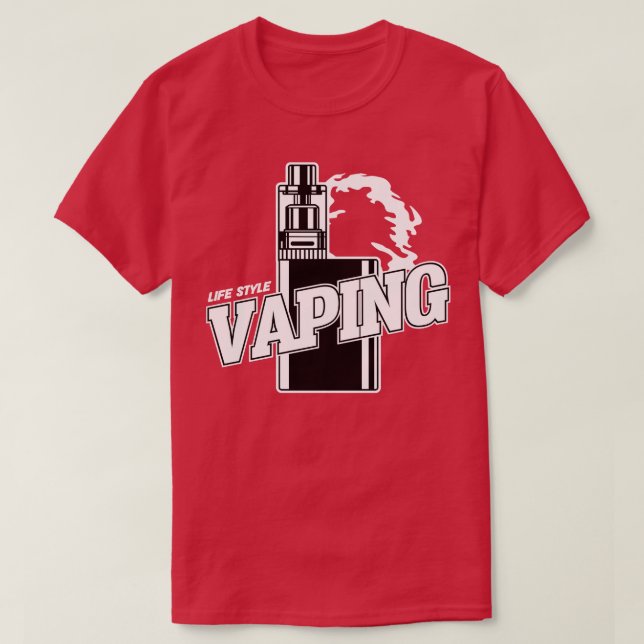 LIFE STIL VAPING T SHIRT (Design framsida)