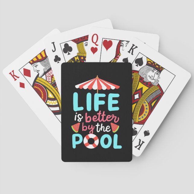 Life Swimmer är bättre i Bassäng Casinokort (Baksidan)